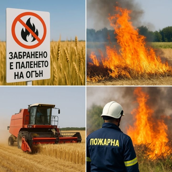 Заповед за фенологична фаза „Восъчна зрялост” при посевите от житни култури за периода от 01 юни до 15 юни 2026г